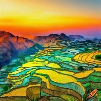 Nagcarlan Rice Terraces: Monumental Geometry and Vibrant Earth Tones!